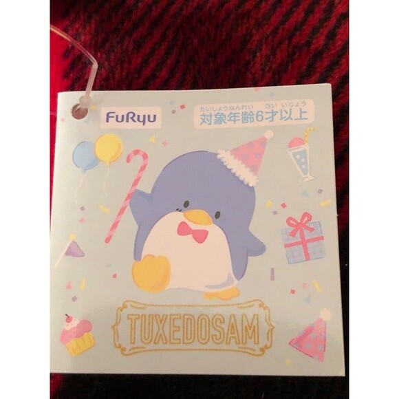 FuRyu Sanrio Tuxedo Sam Outing Coordination 2021 7" Plush Pink Penguin Sailor - Picture 9 of 10